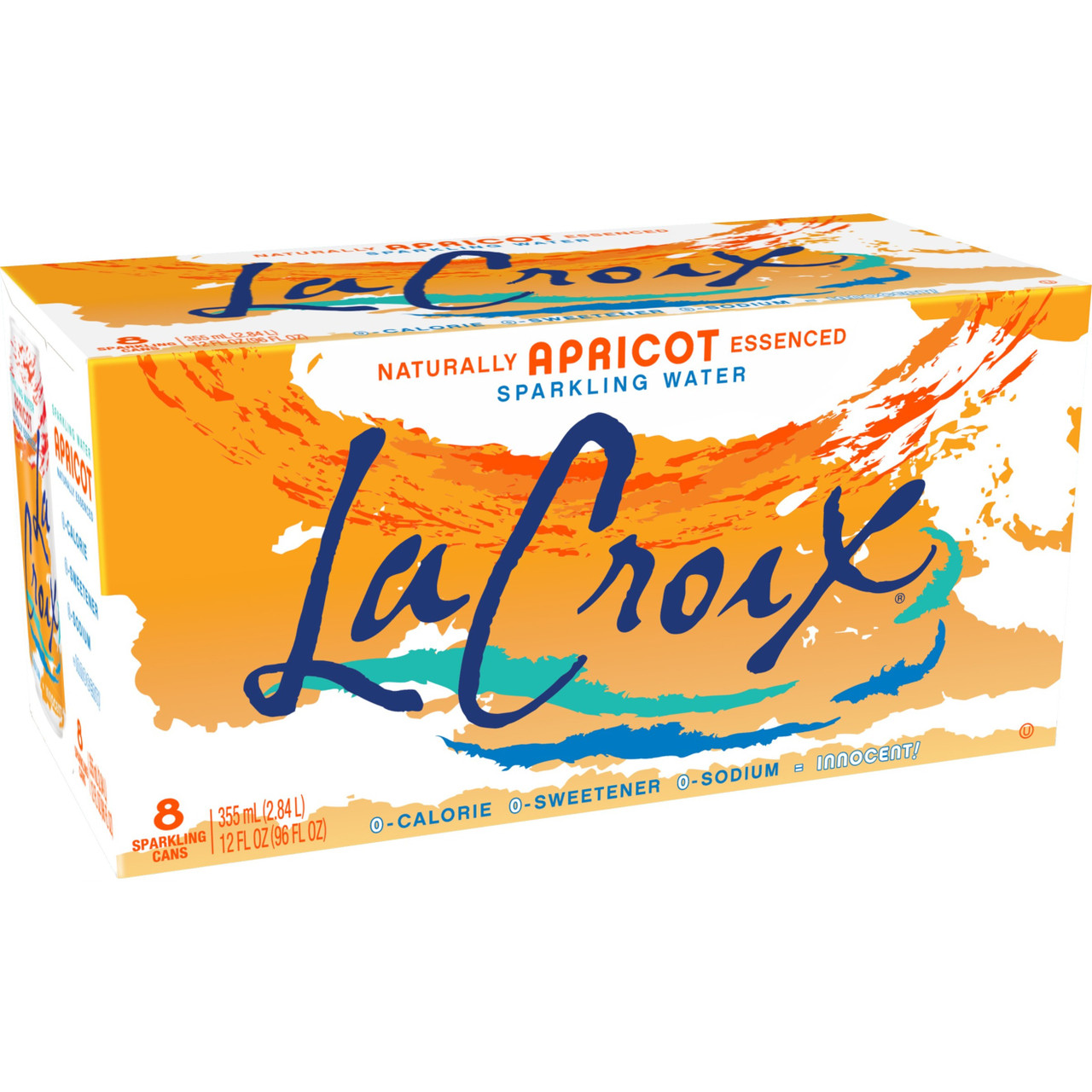 LACROIX APRICOT SPK WTR ( 3 X 8 PACK )