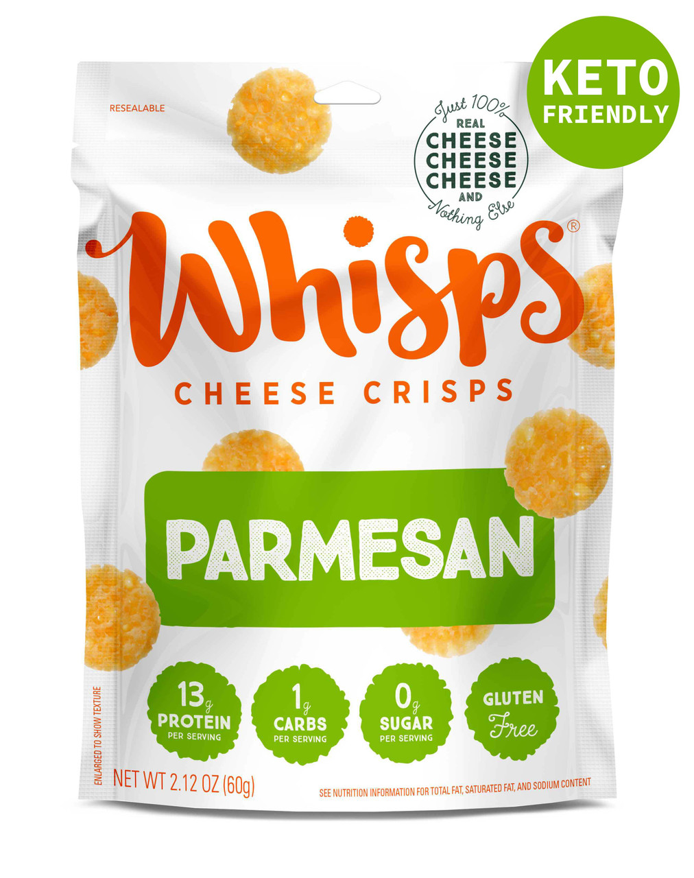 WHISPS PARMESAN ( 12 X 2.12 OZ )