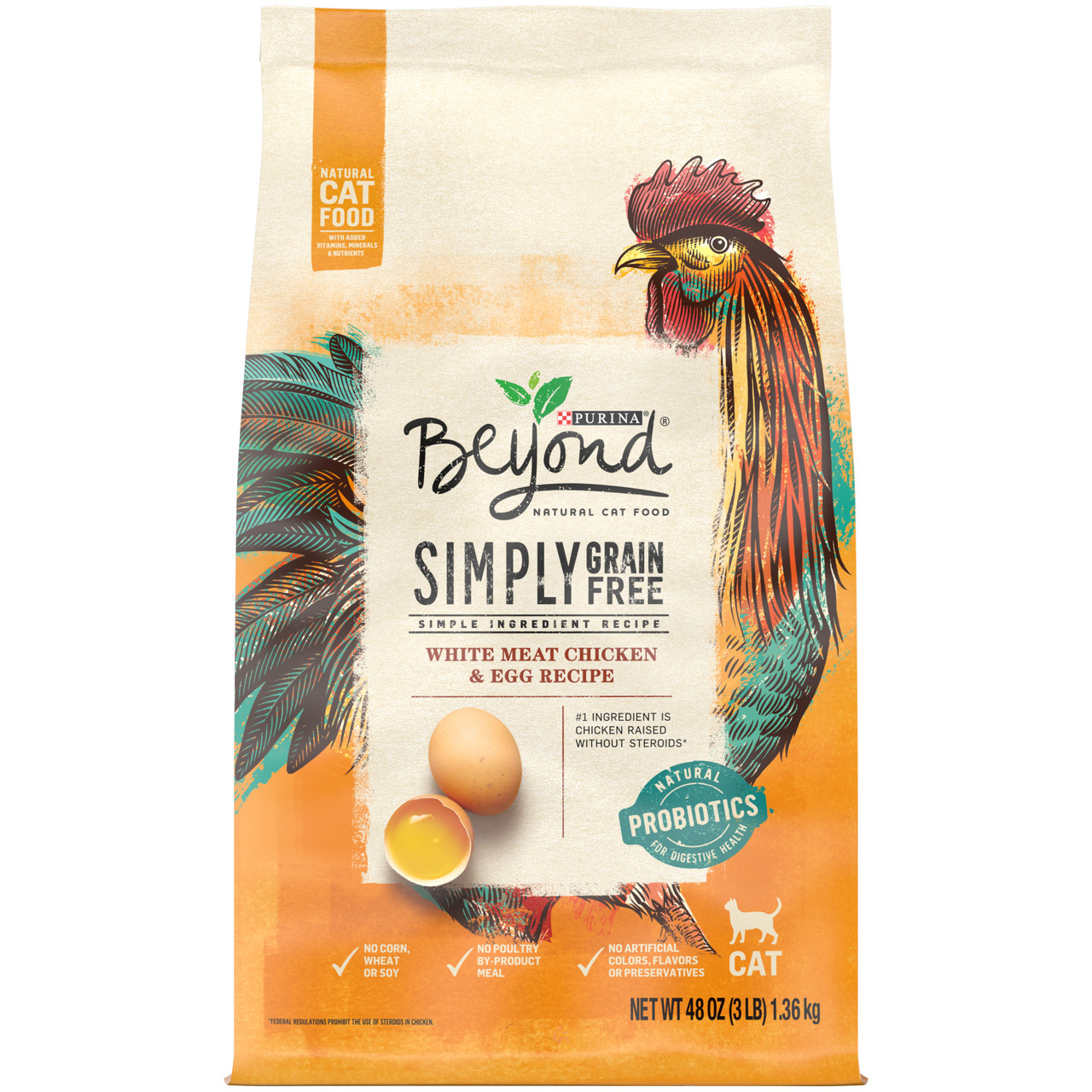 BEYOND CATFD SGF CHKN/EG ( 4 X 3 LB )