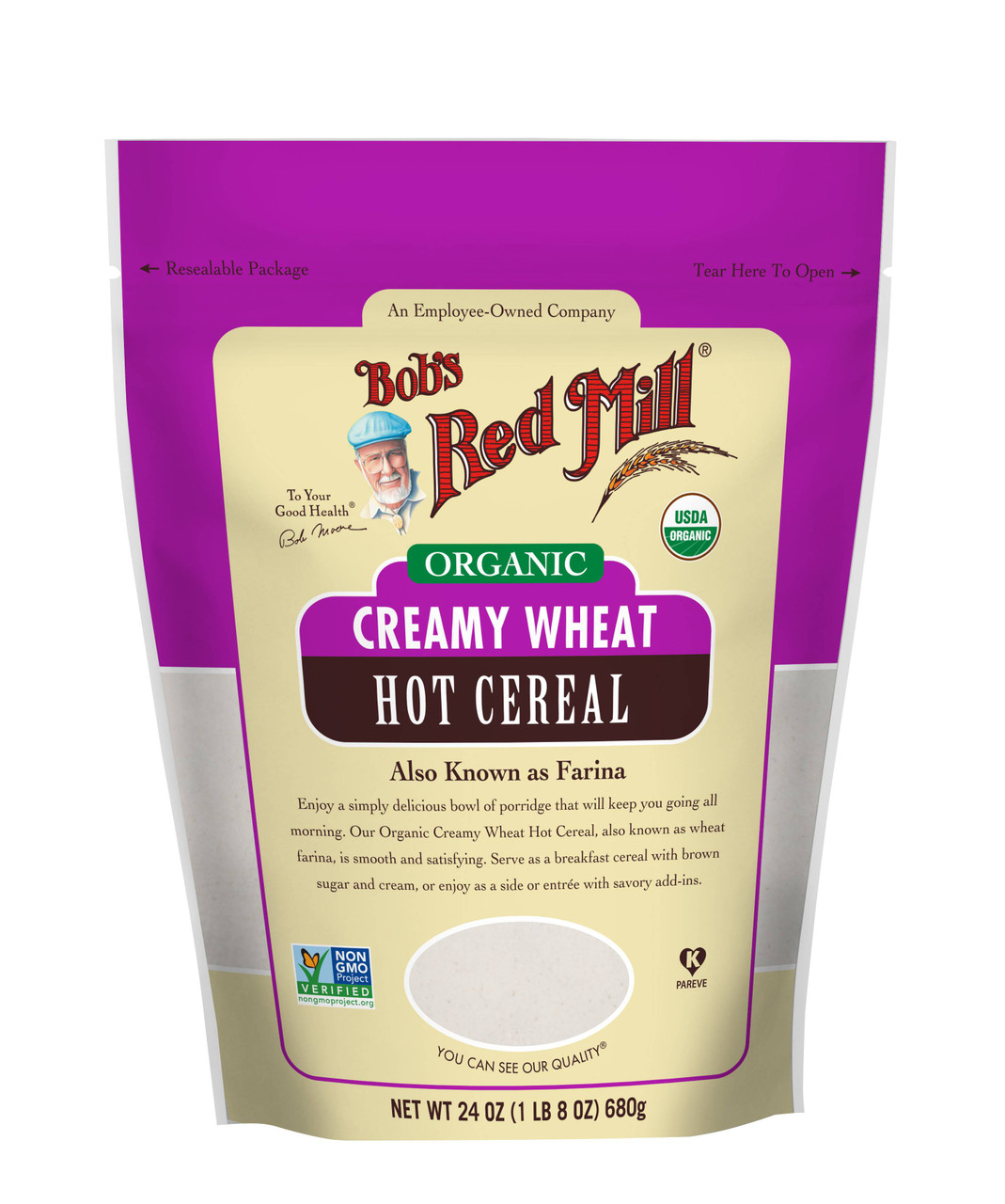 OG2 BOBS CRMY WHT CRL ( 4 X 24 OZ   )
