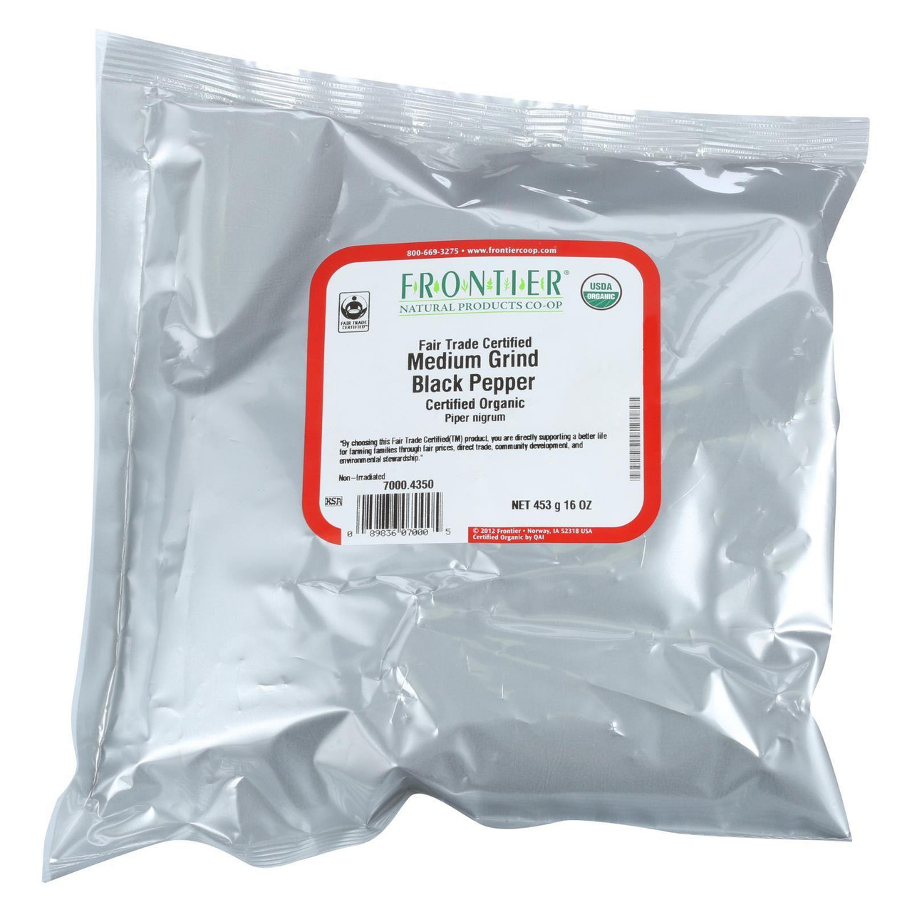 Frontier Med Black Pepper F/T (1x1LB )