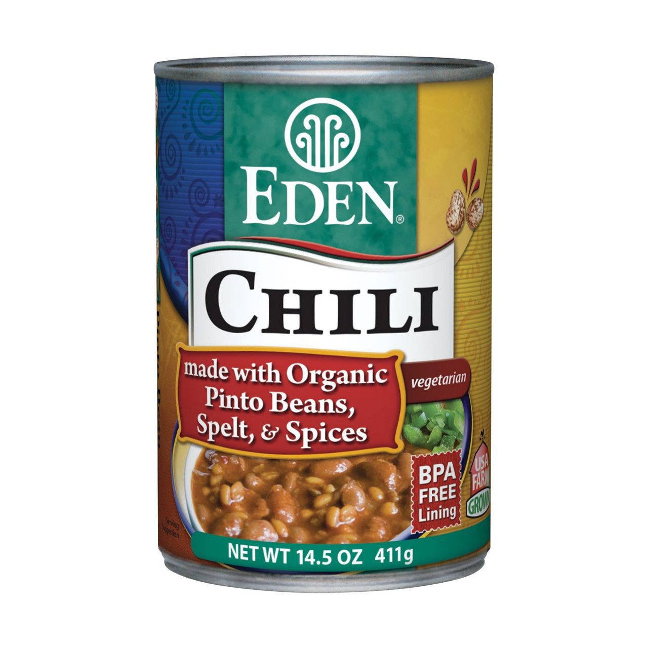 OG3 EDEN CHILI SPELT/BNS ( 12 X 14.5 OZ   )