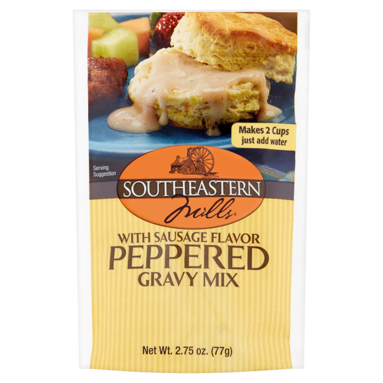 S MILLS GRAVY PPR W/SAUS ( 24 X 2.75 OZ   )