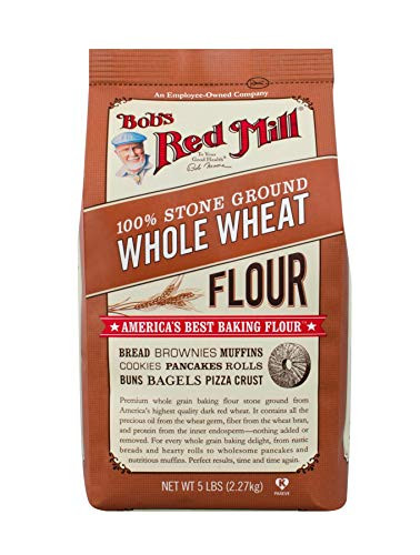 BOBS WHOLE WHEAT FLOUR ( 4 X 5 LB   )