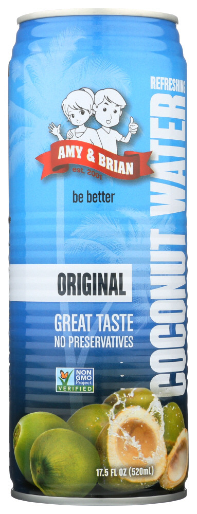 Amy & Brian Natural Coconut Juice Pulp Free (12x17.5 Oz)