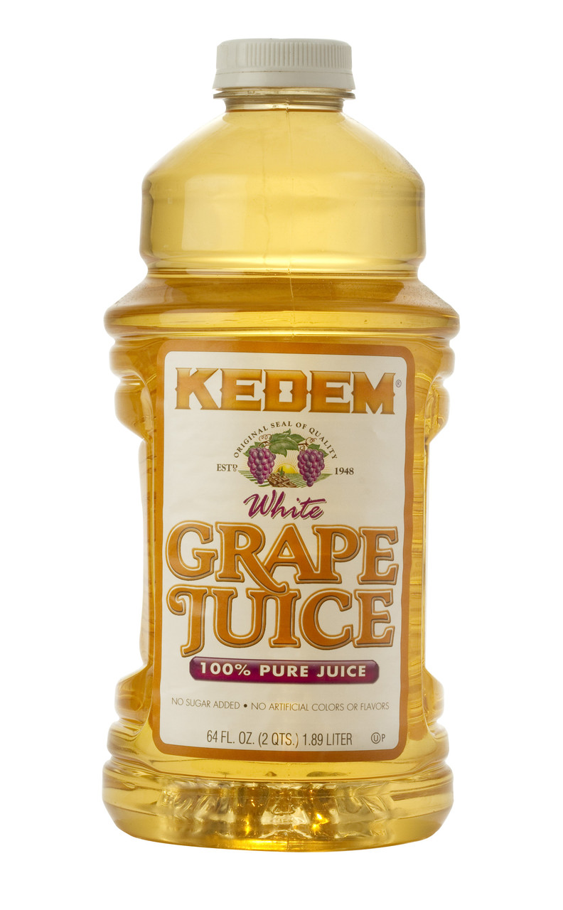 KEDEM GRAPE JUICE WHITE ( 8 X 64 OZ )