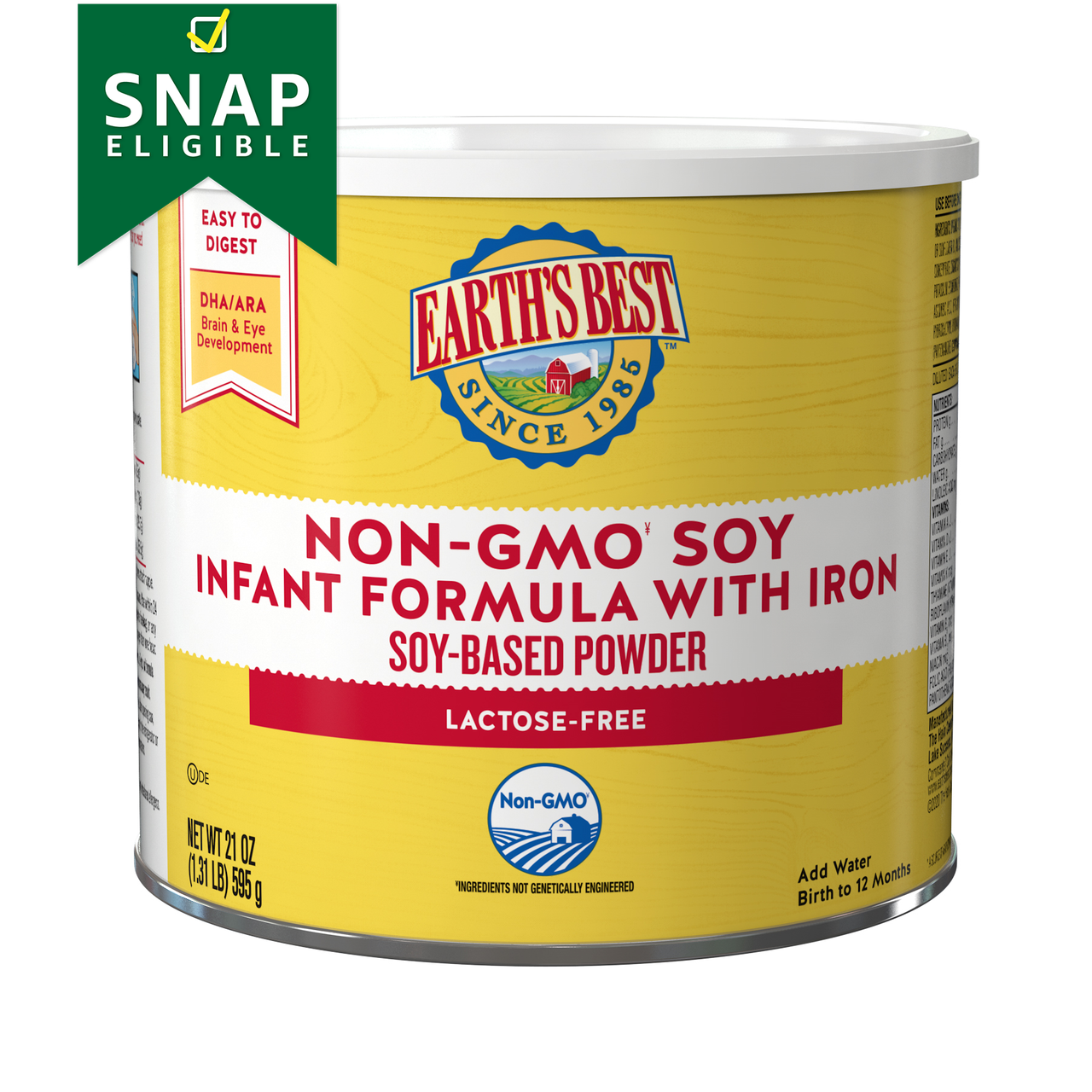 EB INFNT FRM SOY W/IRON ( 4 X 21 OZ )