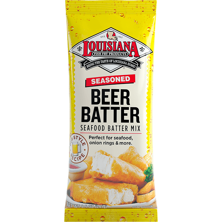 Louisiana Fish Fry Seasoning Beer Batter Mx (12x8.5OZ )