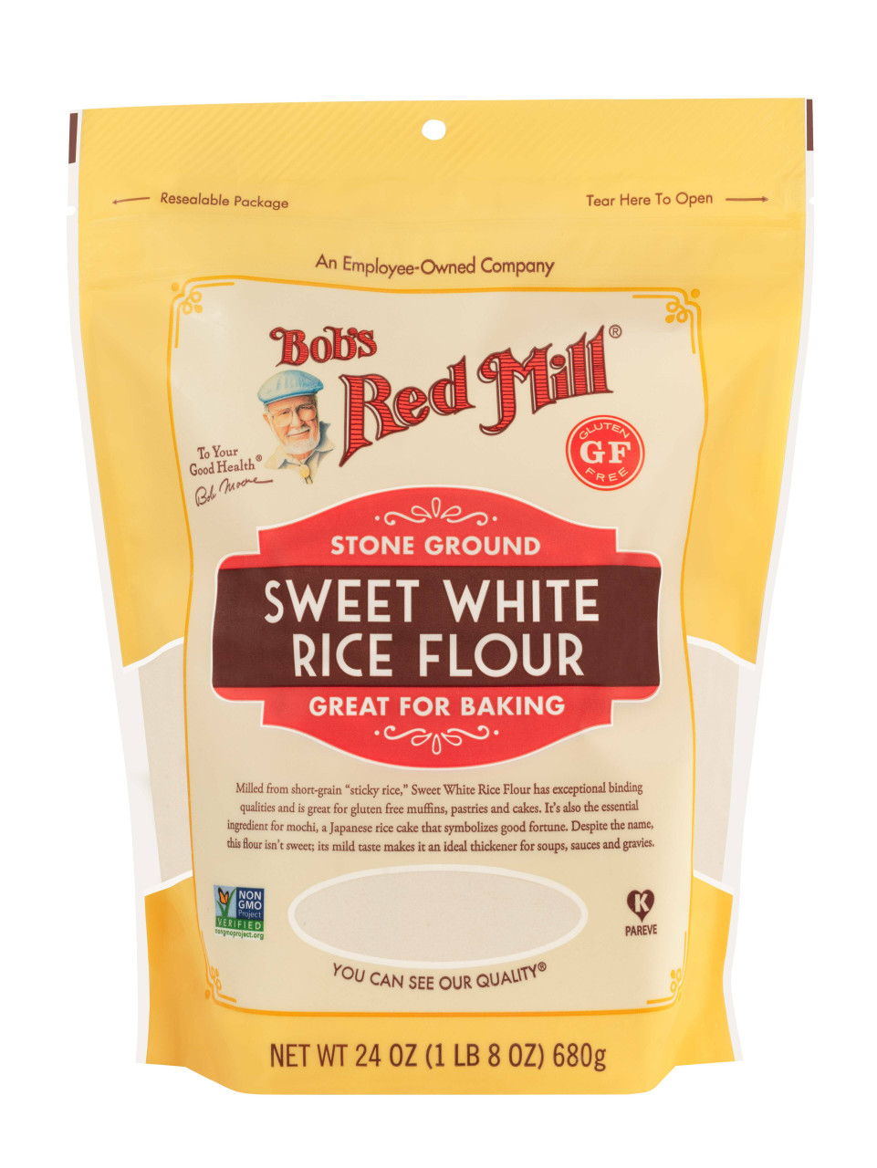 BOBS RC FLR SWT WHT GF ( 4 X 24 OZ   )