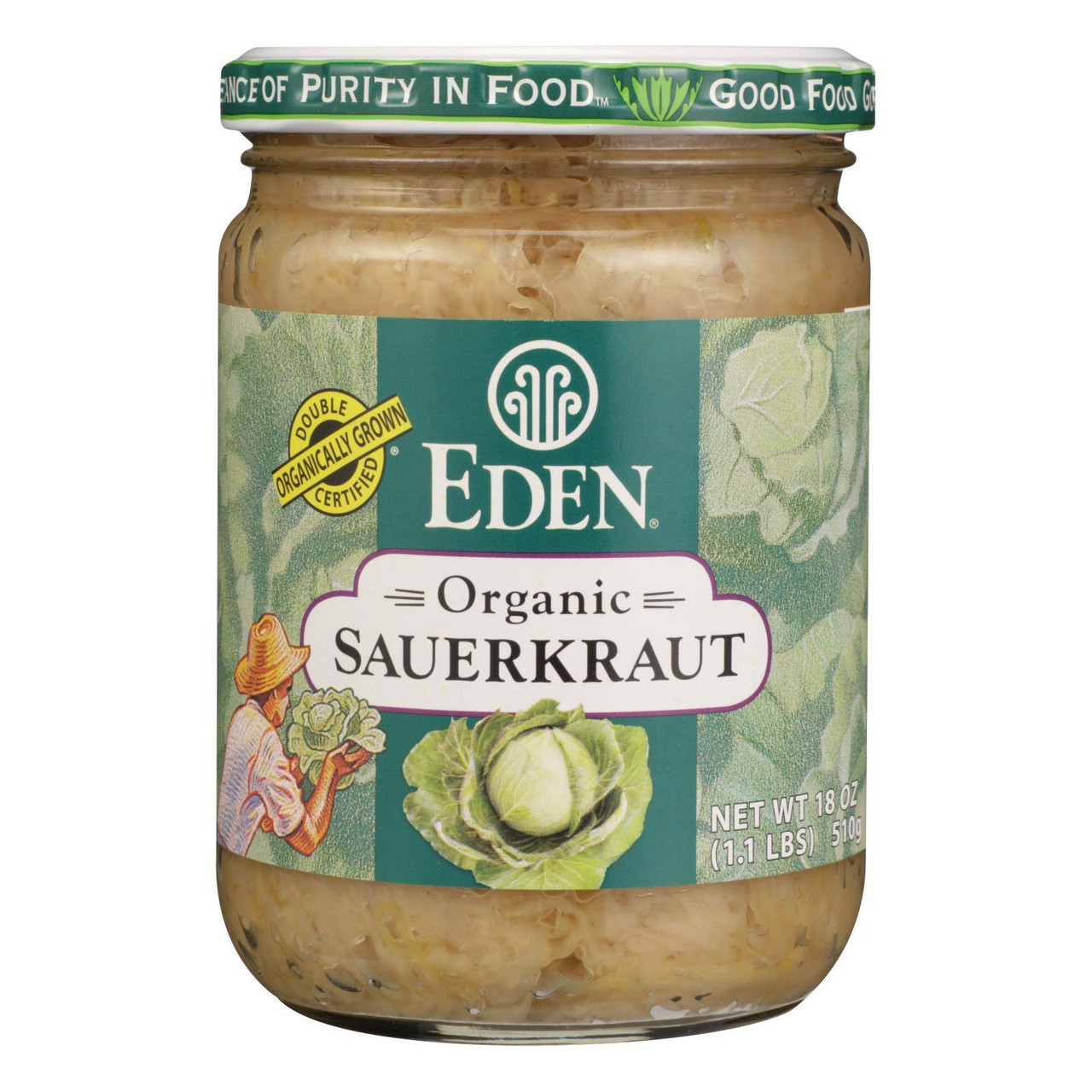 OG2 EDEN SAUERKRAUT ( 12 X 18 OZ   )