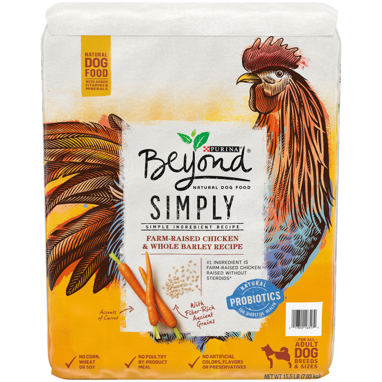 BEYOND SMPLY9 CHKN/BARLY ( 15.5 X 15.5 LB )