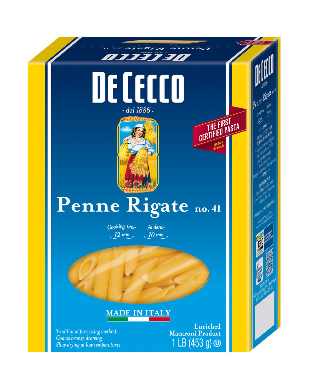 DECECCO PENNE RIGATE #41 ( 12 X 16 OZ )