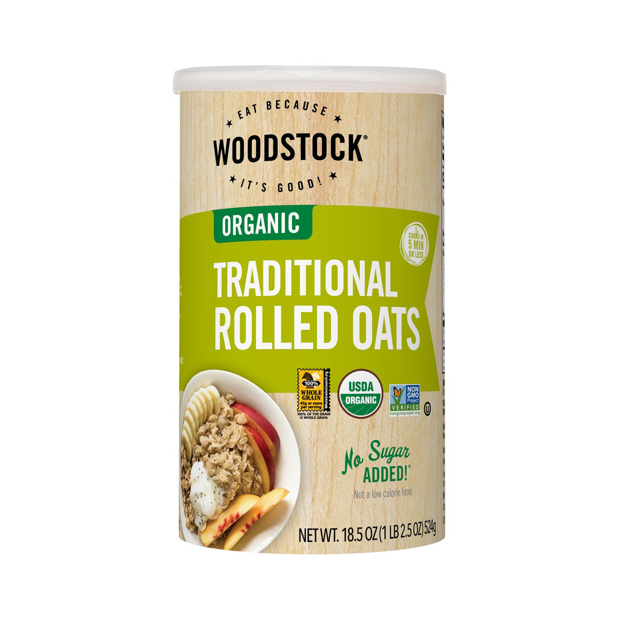 OG1 WOOD TRAD ROLLED OAT ( 12 X 18.5 OZ )