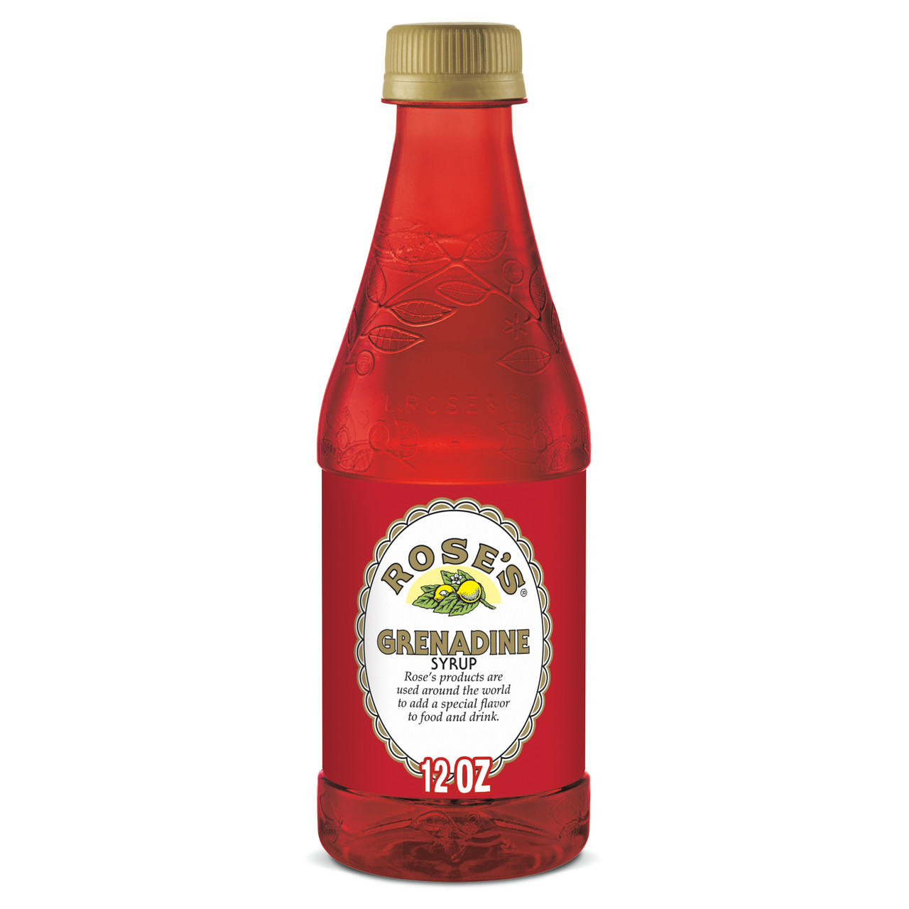 ROSE GRENADINE SYRUP ( 12 X 12 OZ )
