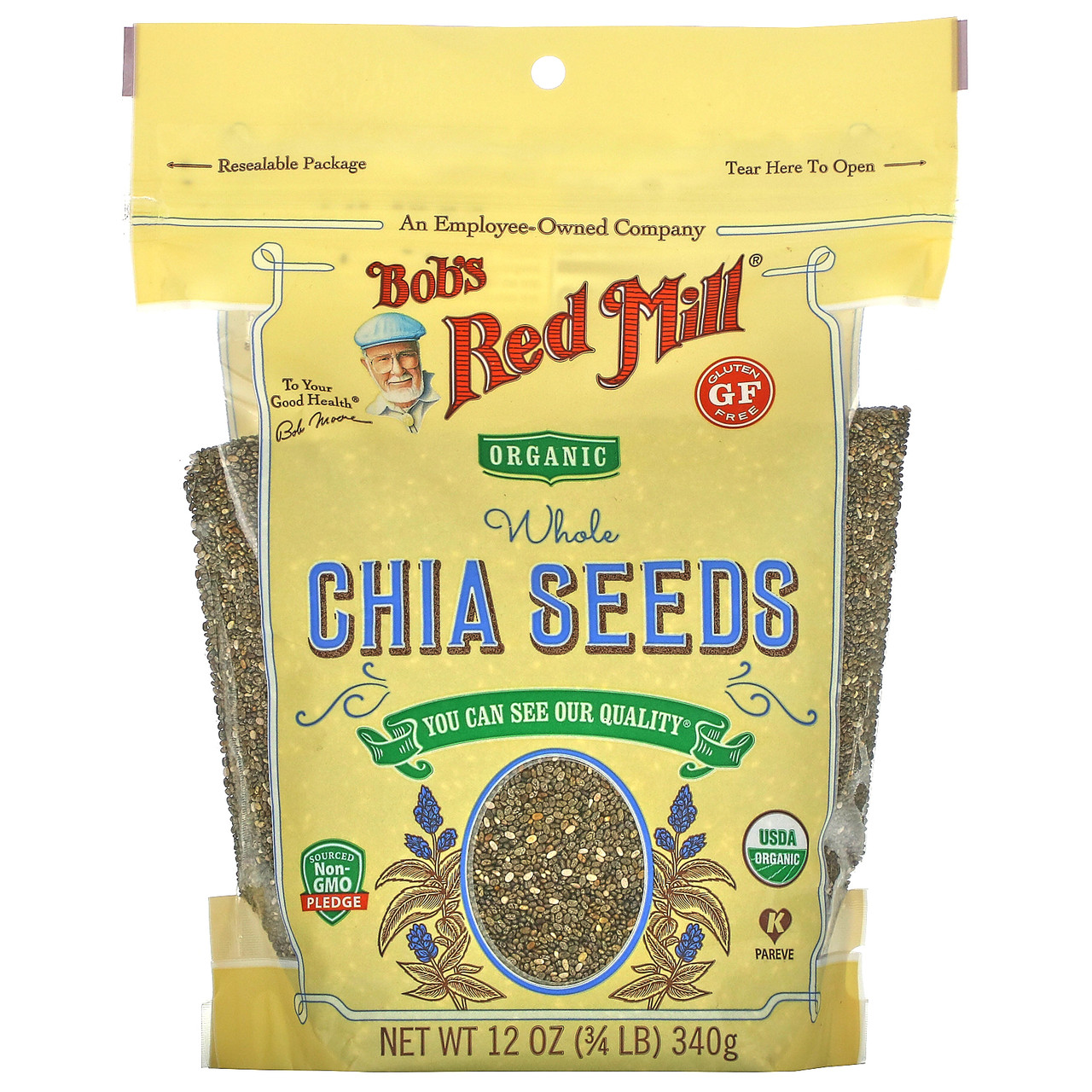 OG2 BOBS SEEDS CHIA ( 5 X 12 OZ   )