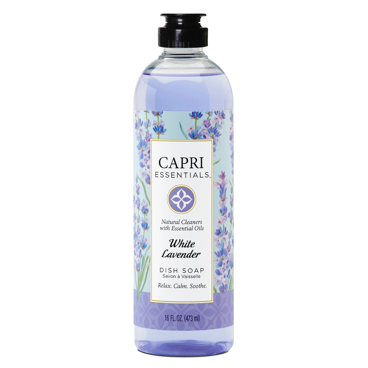CAPRI WHTE LVNDR DISH SP ( 6 X 16 OZ   )