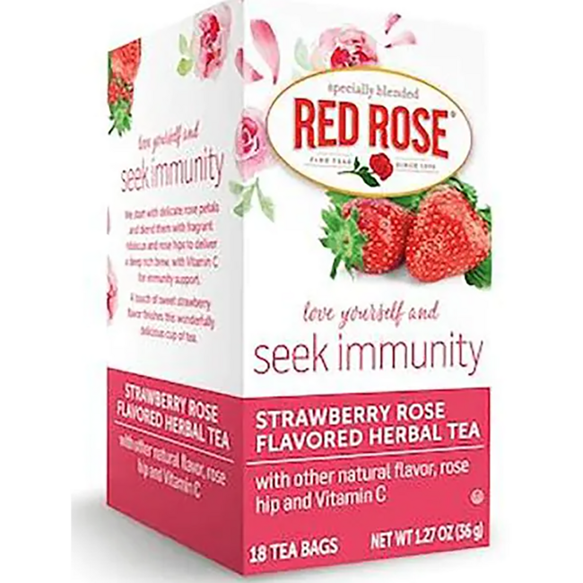 RED ROSE TEA STRW RS HRB ( 6 X 18 EA )