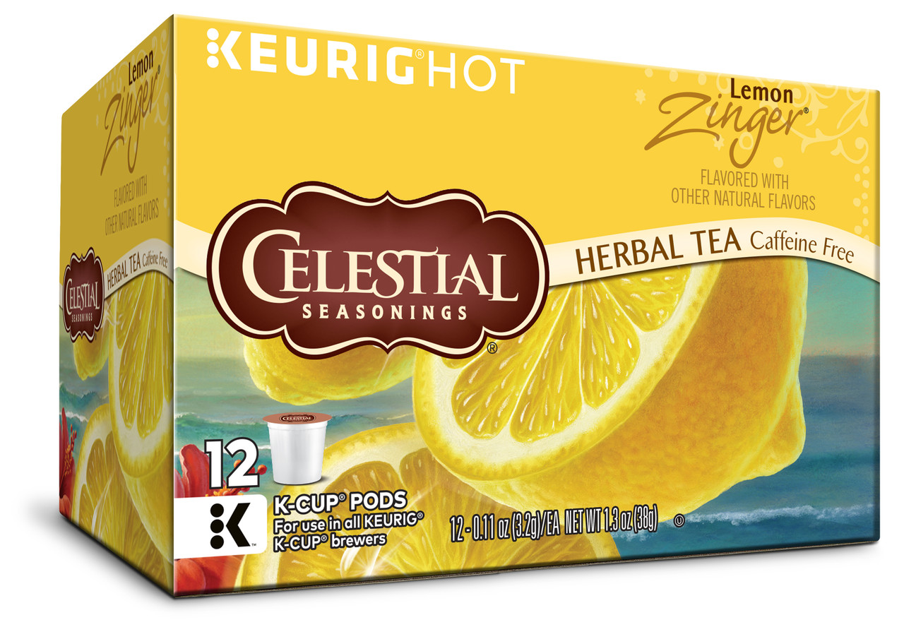 CS T/KCUP HERB LEM ZNGER ( 6 X 12 OZ )