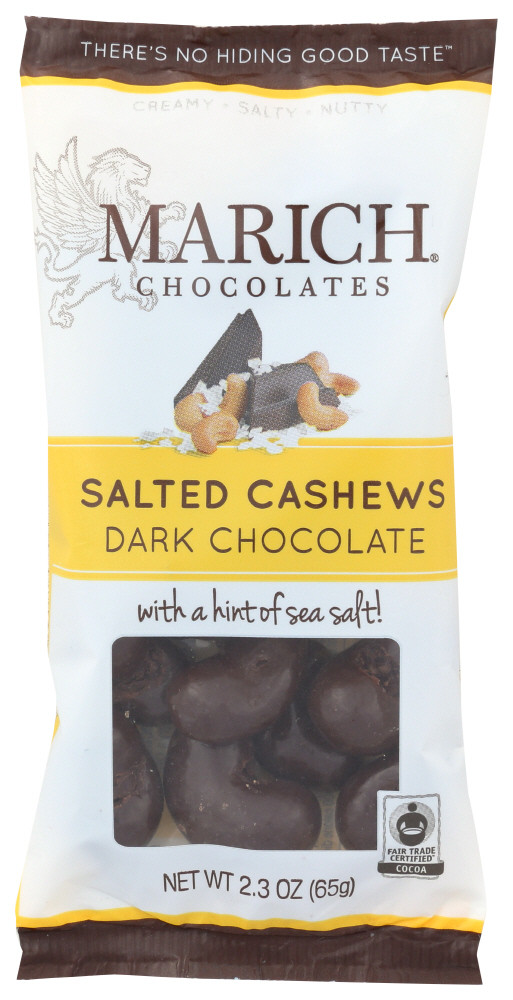 MAR CASHEWS DK CHOC SSLT ( 12 X 2.3 OZ )