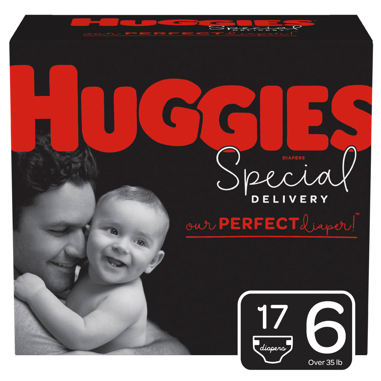 HUGG DIAPR SPC DLVRY S6 ( 4 X 17 CT )