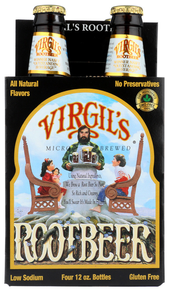 VIRGILS ROOT BEER ( 6 X 4 PACK )