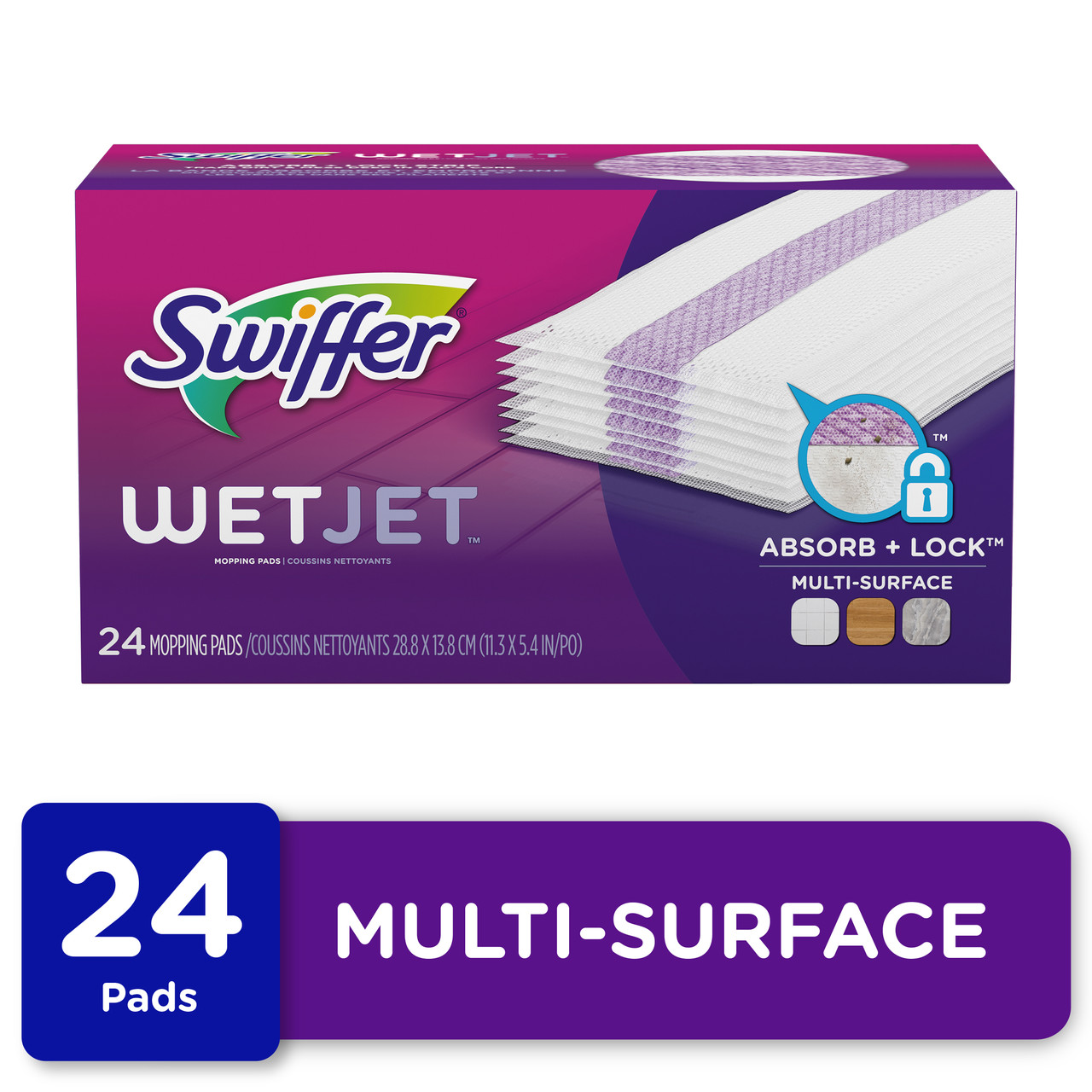 SWIFER WT JT RFL WD CLTH ( 4 X 24 CT )