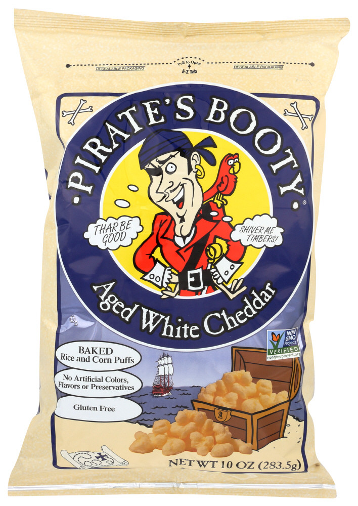 PIRATES WHT CHDR NON GMO ( 6 X 10 OZ   )