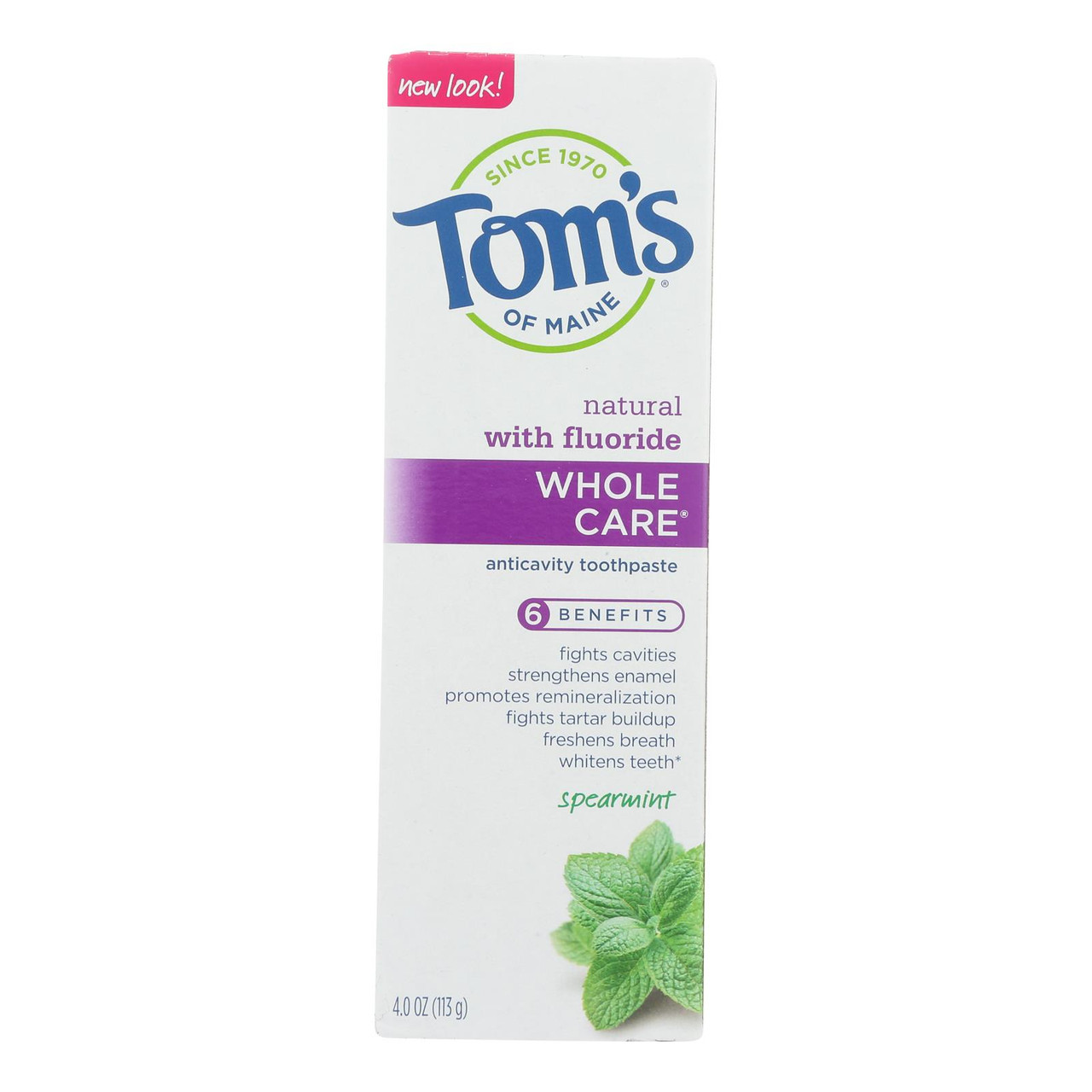TOMS WHLCRE THPST SPRMNT ( 6 X 4 OZ   )