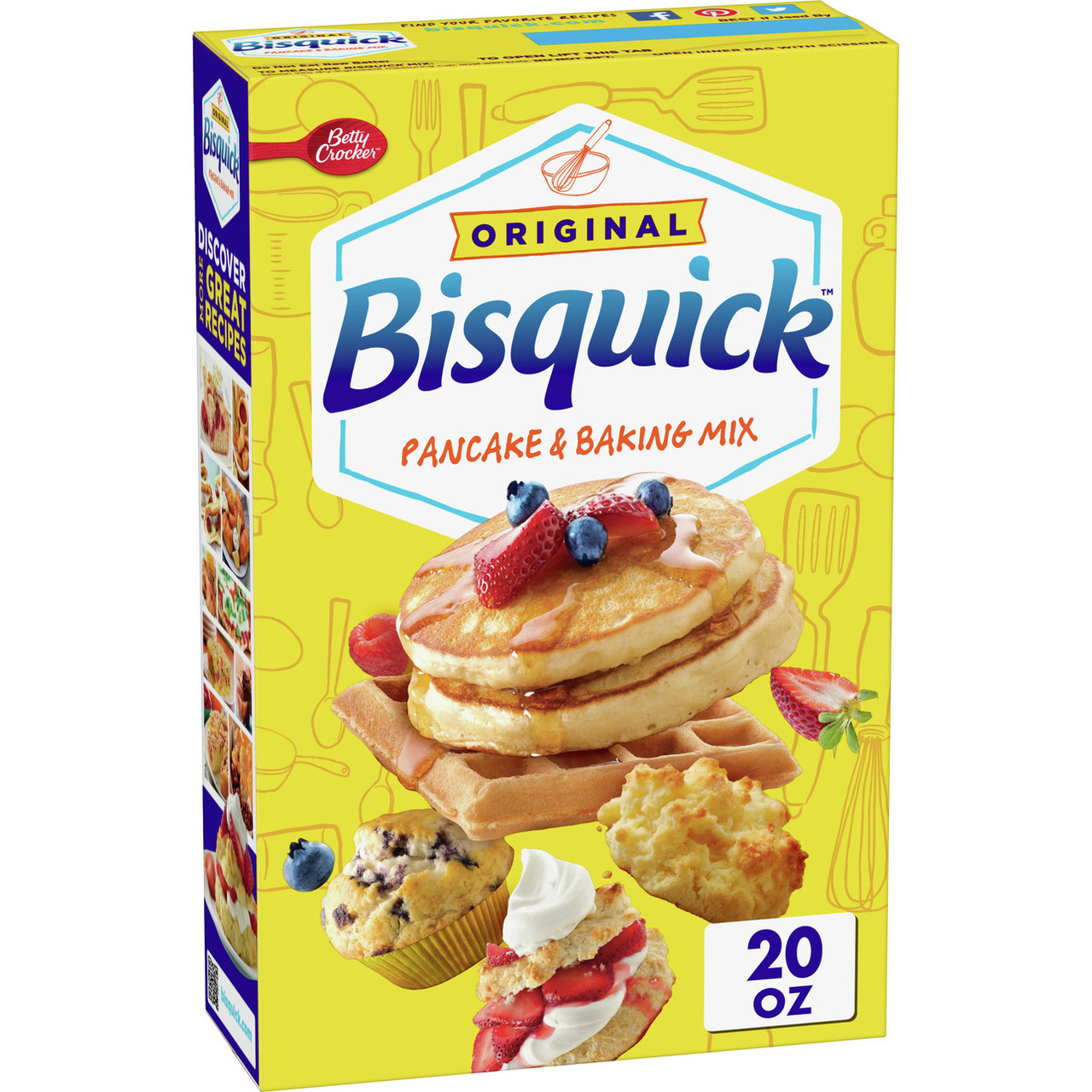 BETTY BISQUICK PCAKE MX ( 12 X 20 OZ   )
