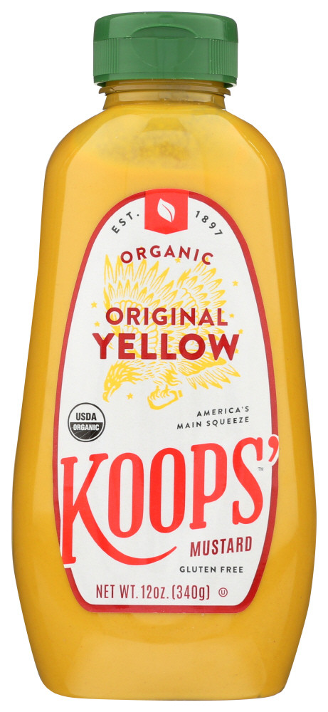 Koops Organic Yellow Mustard (12x12 OZ)