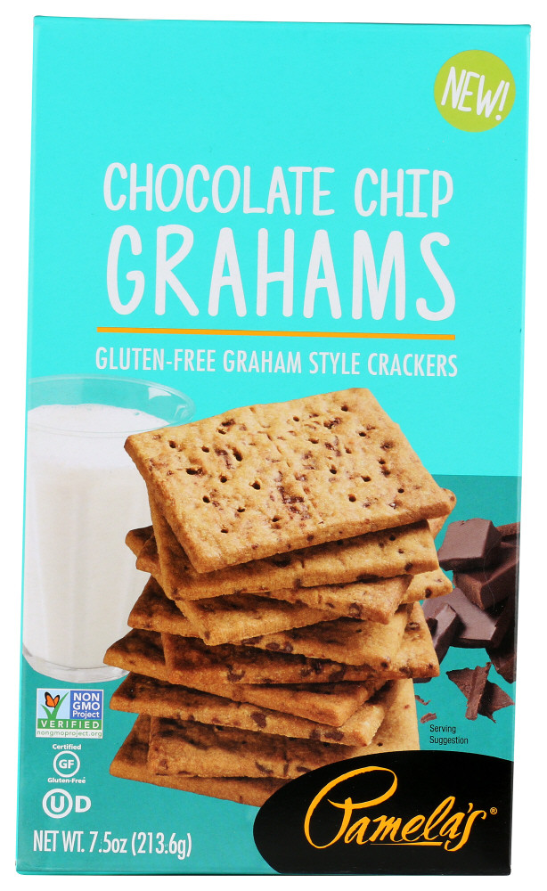 PAM GRAHAMS CHOC CHIP GF ( 6 X 7.5 OZ )