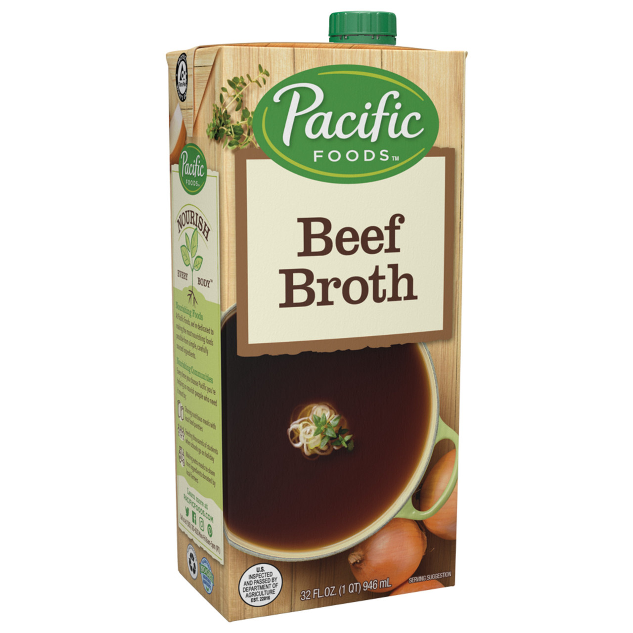 Pacific Natural Natural Beef Broth (12x32 Oz)