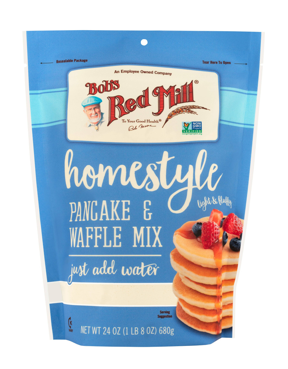 BOBS PANCAKE MX HOMESTYL ( 4 X 24 OZ )