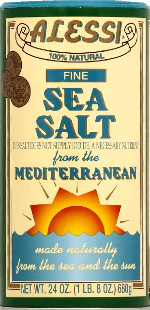 ALESSI FINE SEA SALT ( 6 X 24 OZ   )