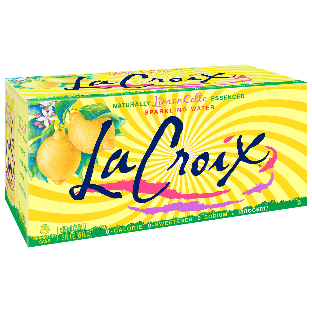LACROIX LMNCLLO SPK WTR ( 3 X 8 PACK )