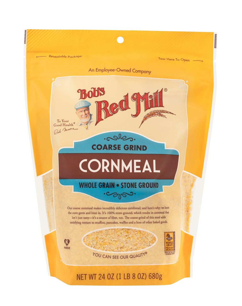 BOBS CORNMEAL CRSE GRND ( 4 X 24 OZ )