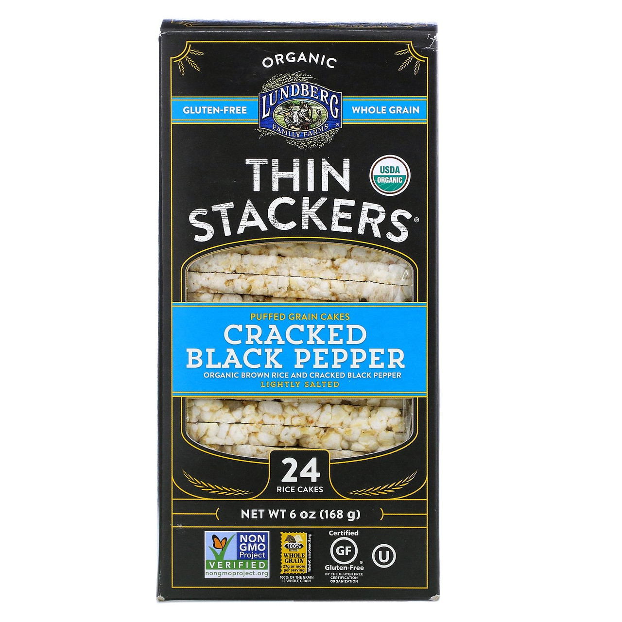 OG2 LUND BLK PEP THN STK ( 6 X 6 OZ )