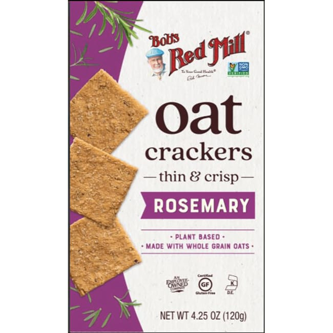 BOBS CRACKERS OAT RSMARY ( 5 X 4.25 OZ )