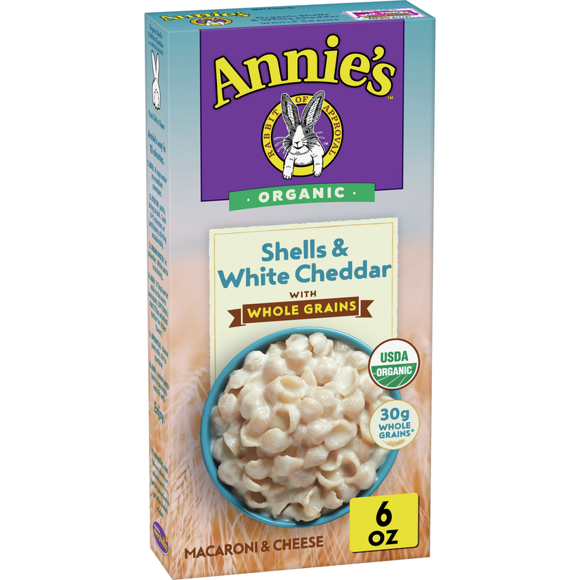 Annie's Whole Wheat Shells & Cheddar (12x6 Oz)