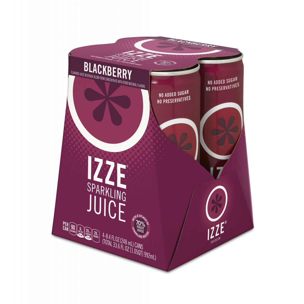 IZZE SPARKLNG BLACKBERRY ( 6 X 4 PACK )