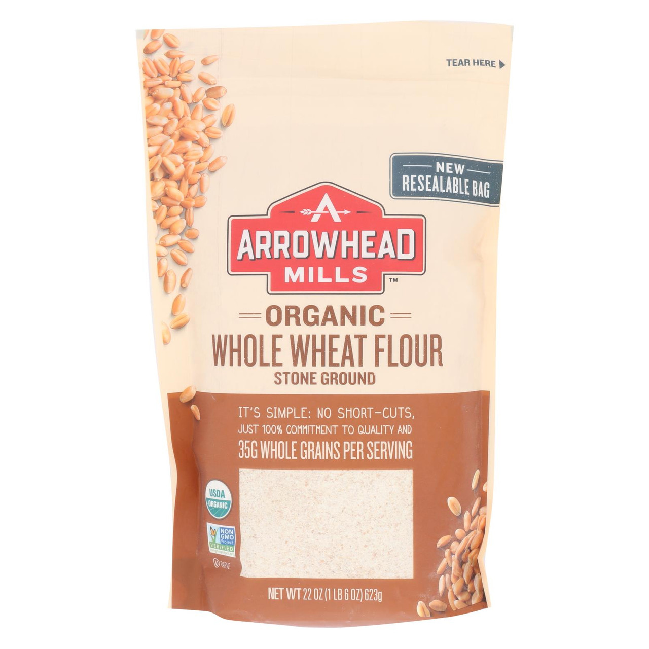 OG2 AM WW STNGRND FLOUR ( 6 X 22 OZ   )