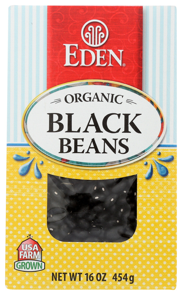 OG2 EDEN DRY BLK BEANS ( 12 X 16 OZ   )