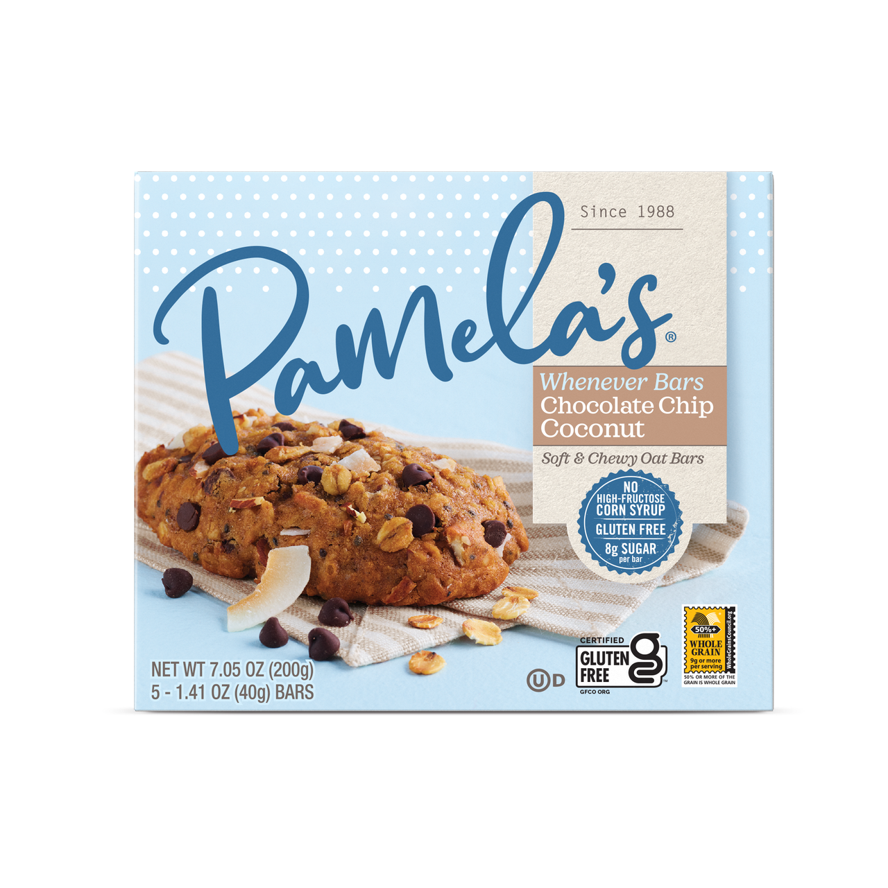 Pamela's Oat Chocolate Chip Coconut Bars (6x5 CT)