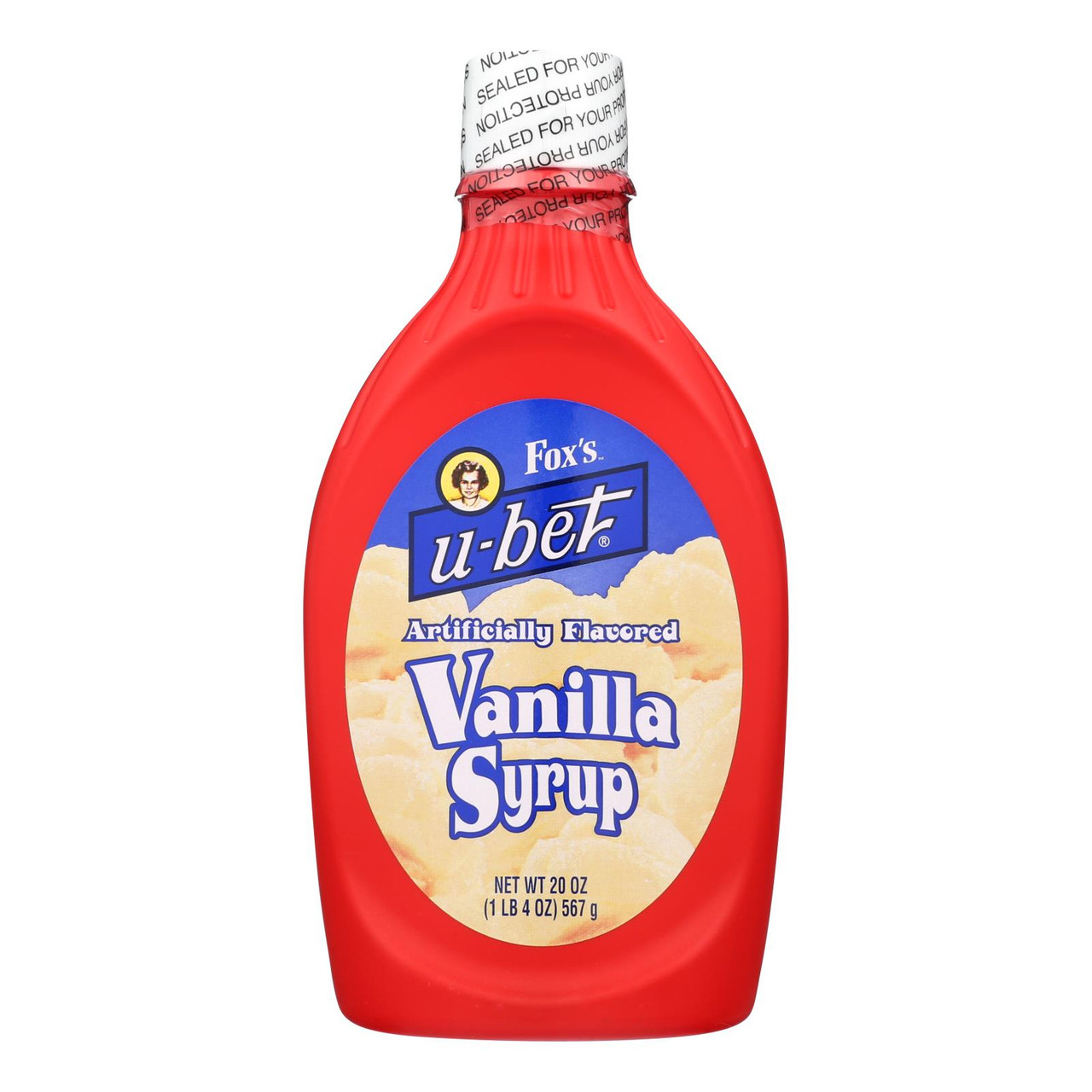 FOX U BET SYRUP VANILLA ( 12 X 20 OZ   )