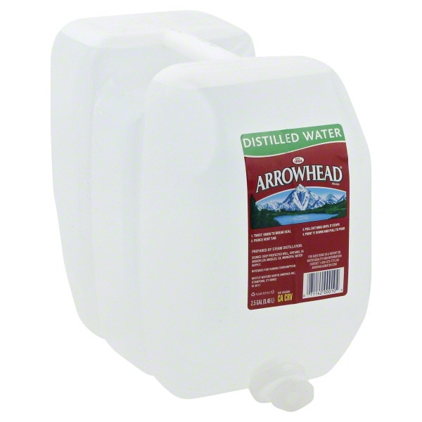 ARROW DISTILLED WATER ( 2 X 2.5 GAL  )