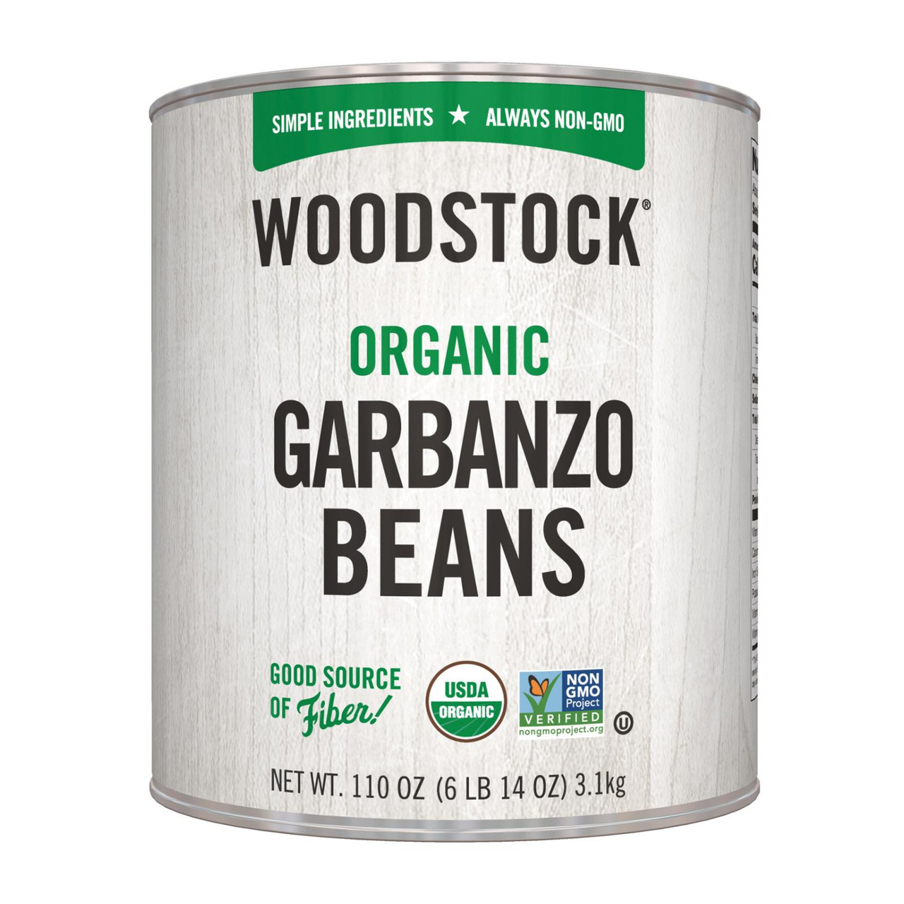 OG2 WOOD GARBANZO BEANS ( 6 X 110 OZ   )