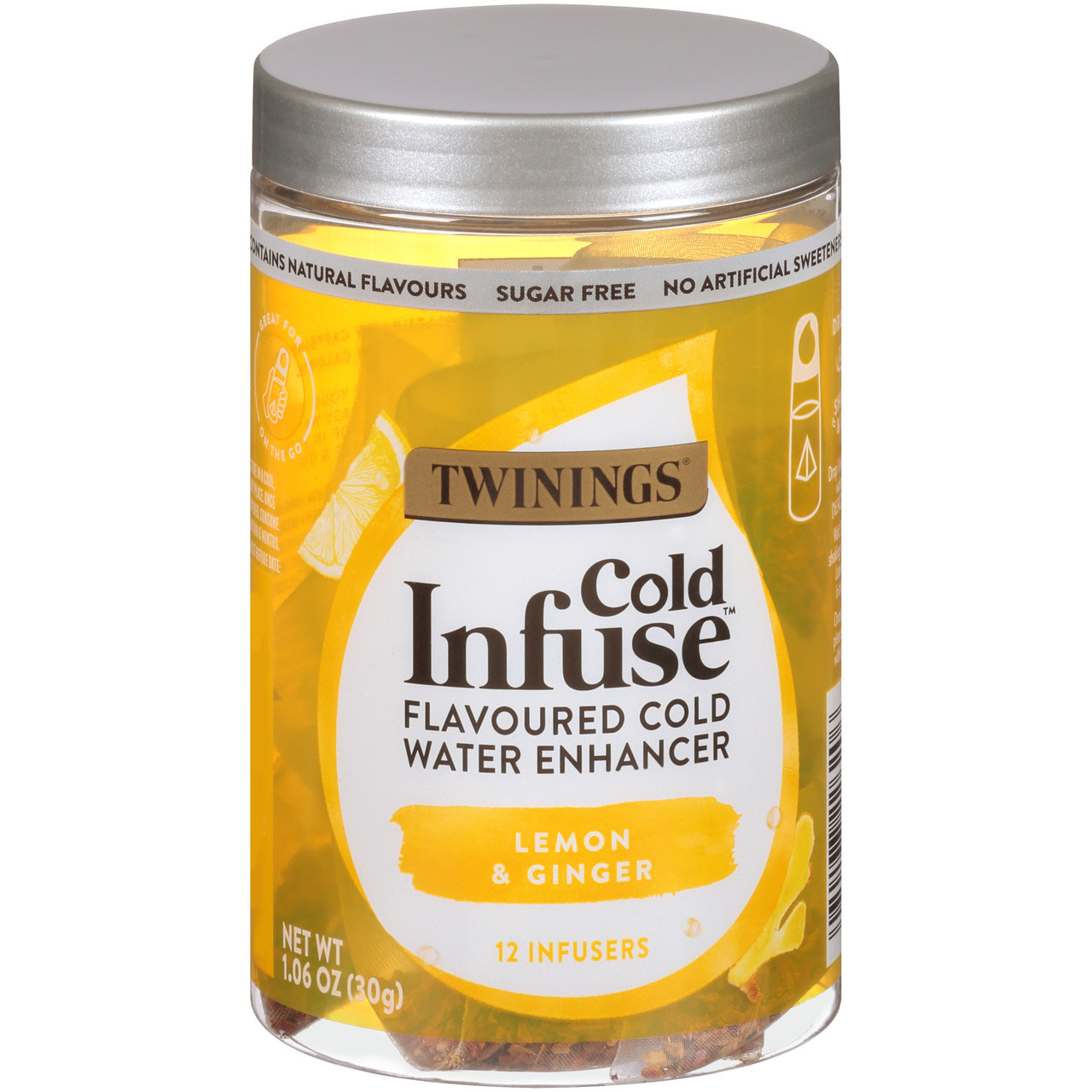 TWININGS LEMON GINGER ( 6 X 12 OZ )