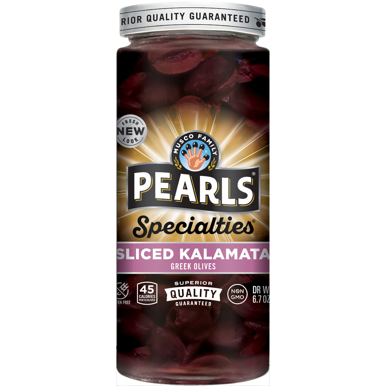 PEARLS SLCD KLMT GRK OLV ( 6 X 6.7 OZ )
