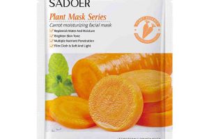SADOER Carrot Face Mask with carrot-inspired skincare
