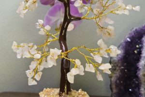Rose Quartz Gemstone Tree